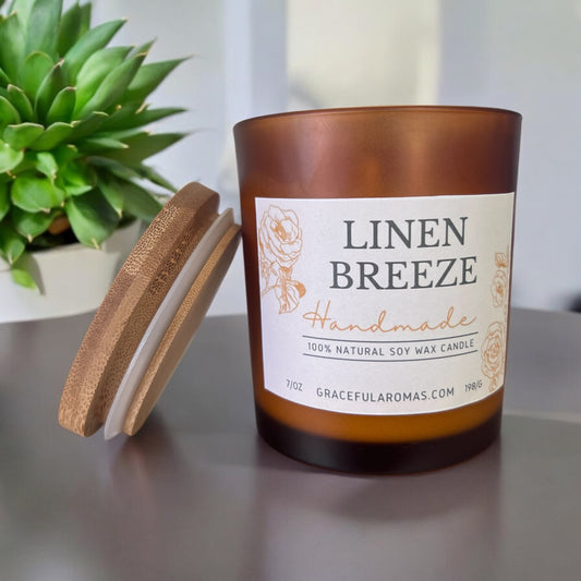 Linen Breeze 7oz Candle