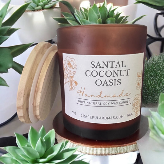 Santal  Coconut Oasis 7oz Candle